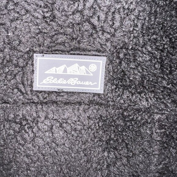 Girls Eddie Bauer Black Fleece Plush Full-Zip Up Jacket XL Size 14-16 (Womens S) - Picture 4 of 13